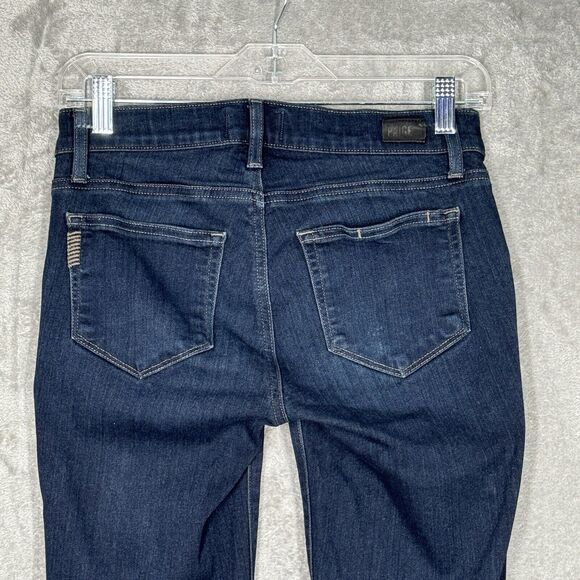 Paige Jeans Womens 2 25" Maternity Blue Skyline Skinny Dark Wash Casual Everyday - Picture 5 of 10